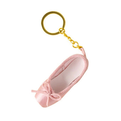 Mini  Ballet Shoes Keychain Pointe Shoes Keyrings Handmade Pointe Shoe