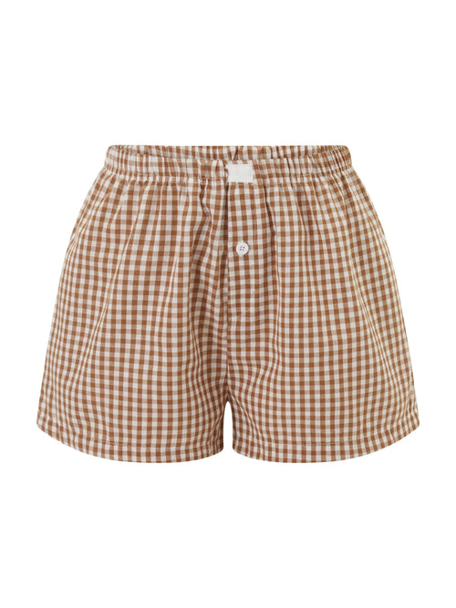 Y2k Aesthetic Plaid Shorts Women&