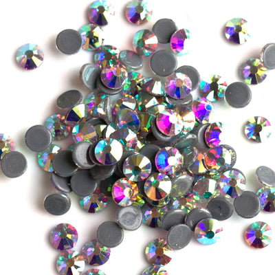 Hotfix Crystal AB Rhinestones DIY Iron On Jewelry Making Glass Beads