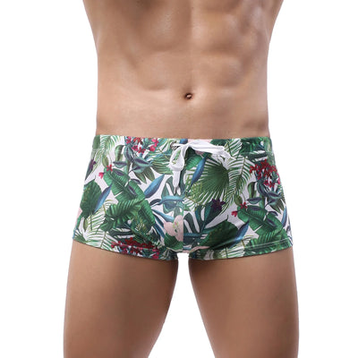 Hot Sell Swimwear Men Swim Boxers Low Waist Sexy Swimsuit Swimming