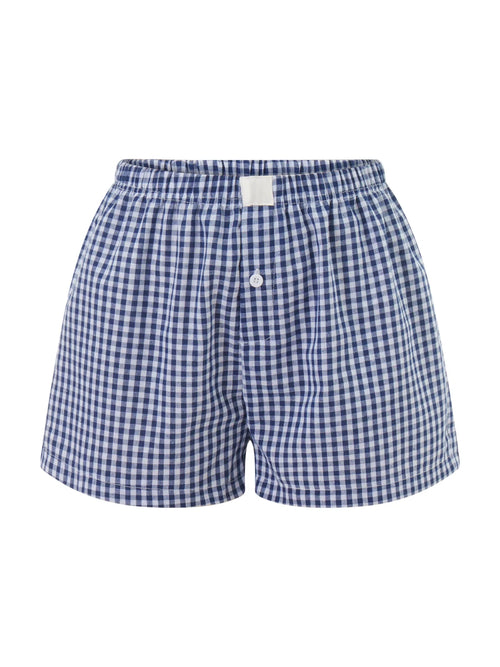 Y2k Aesthetic Plaid Shorts Women&