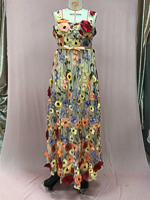 2024 Summer See Through Dots Sequins Dresses Women Mesh Tulle Sexy