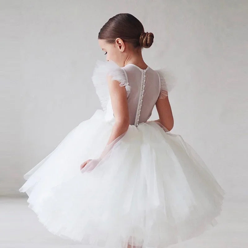 Princess Dress for Baby Girls 3-8 Years Elegant Formal Evening Ball