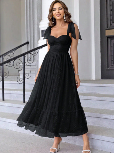 Sexy backless mesh maxi slip summer dress women 2024 elegant long prom