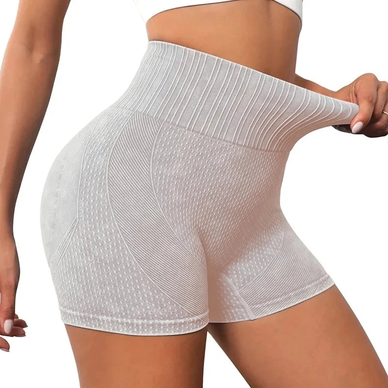 Seamless Knitted Buttock Sports New Shorts Running Yoga Fitness Pants