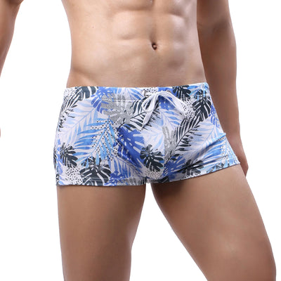 Hot Sell Swimwear Men Swim Boxers Low Waist Sexy Swimsuit Swimming