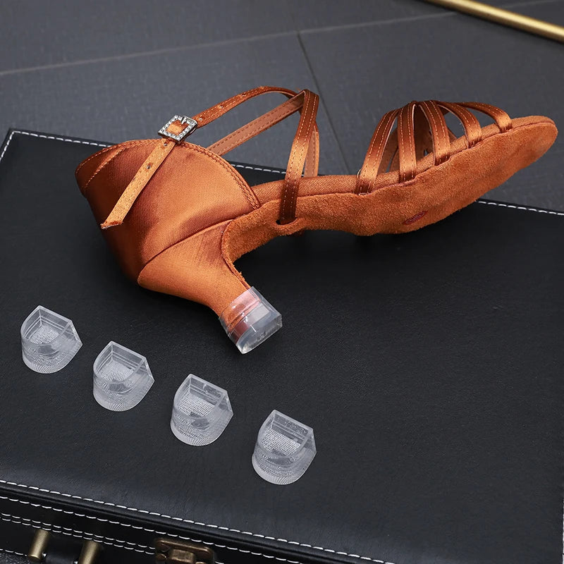 High Heel Covers Antislip Latin Stiletto Dancing Covers Shoe Care Kit