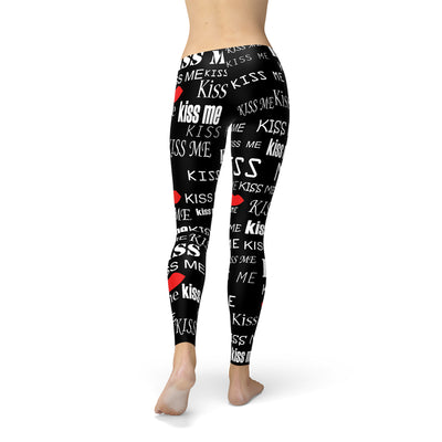 Kiss Me Black Leggings