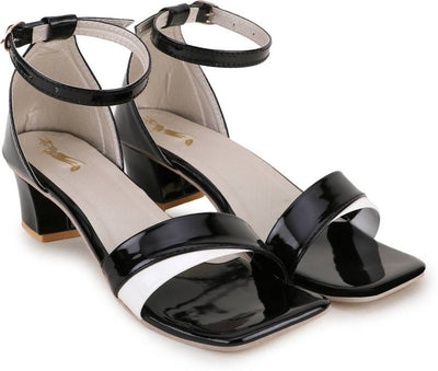 Women Black Heels Sandal