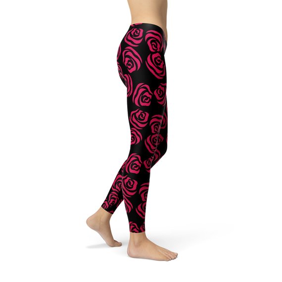 Red Roses Leggings