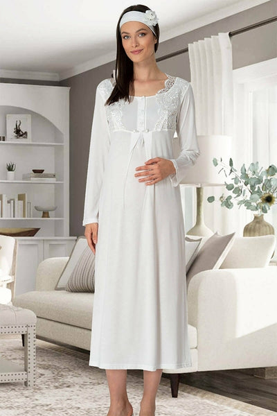 Shopymommy 5343 Price Maternity & Nursing Nightgown