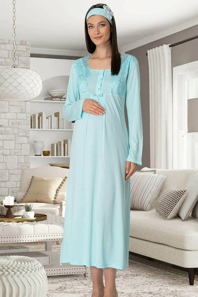 Shopymommy 5343 Price Maternity & Nursing Nightgown