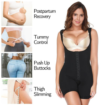 Women Shapewear Tummy Control Bodysuit Fajas Colombianas Full Body