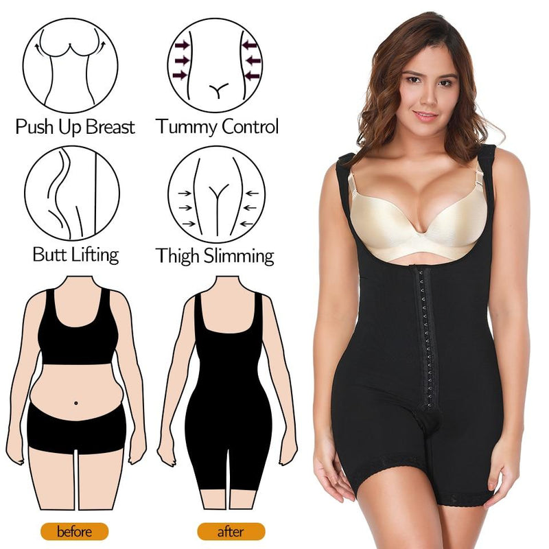 Women Shapewear Tummy Control Bodysuit Fajas Colombianas Full Body