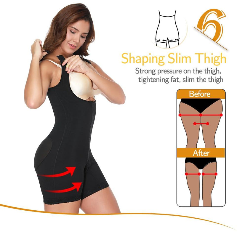 Women Shapewear Tummy Control Bodysuit Fajas Colombianas Full Body