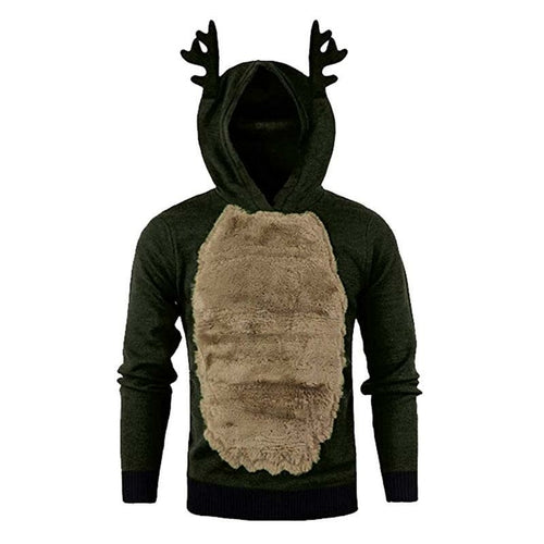 Men/Women Hoodies Sweater Christmas Kawaii Elk Cosplay Sweaters Unisex