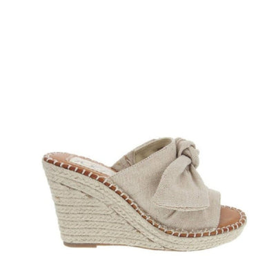 Womens Sandals, High Heel Slip-on Wedge Shoes (size 7.5)