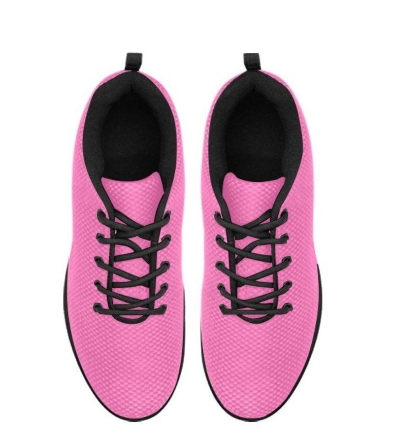 Sneakers for Women, Hot Pink and Black - Running Shoes